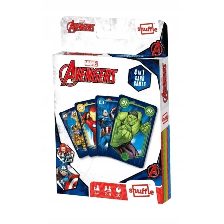 AVENGERS 4W1 GRA KARCIANA CARTAMUNDI 4+