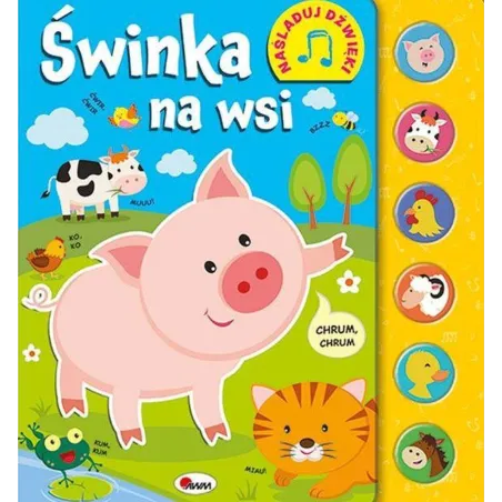 Świnka Na Wsi. Naśladuj Dźwięki
