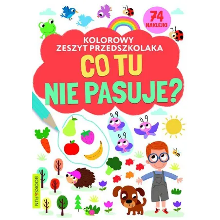 Co Tu Nie Pasuje? Kolorowy Zeszyt Przedszkolaka Z Naklejkami