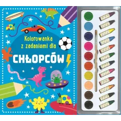 KOLOROWANKA Z ZADANIAMI DLA CHŁOPCÓW
