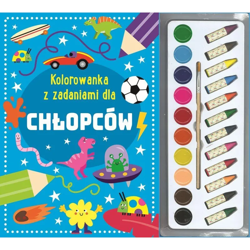 KOLOROWANKA Z ZADANIAMI DLA CHŁOPCÓW