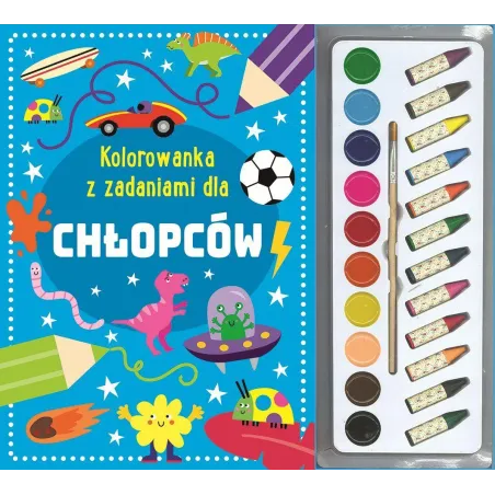 KOLOROWANKA Z ZADANIAMI DLA CHŁOPCÓW