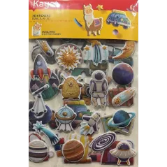KOSMOS. WYPUKŁE NAKLEJKI