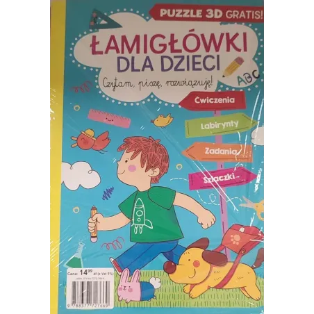 ŁAMIGŁÓWKI DLA DZIECI. CZYTAM, PISZĘ, ROZWIĄZUJĘ