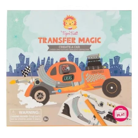 TRANSFER MAGIC ZDRAPYWANKI STWÓRZ SAMOCHÓD TIGER TRIBE 3+