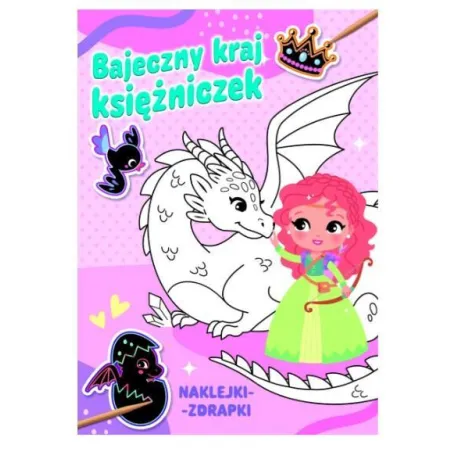 BAJECZNY KRAJ KSIĘŻNICZEK NAKLEJKI ZDRAPKI
