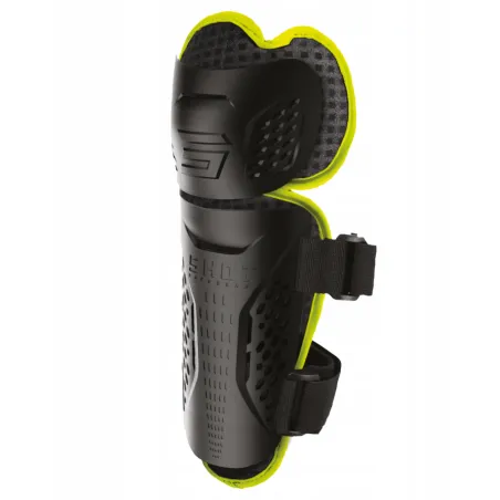 NAKOLANNIKI OCHRANIACZE KOLAN SHOT OPTIMAL 2.0 BLACK NEON YELLOW