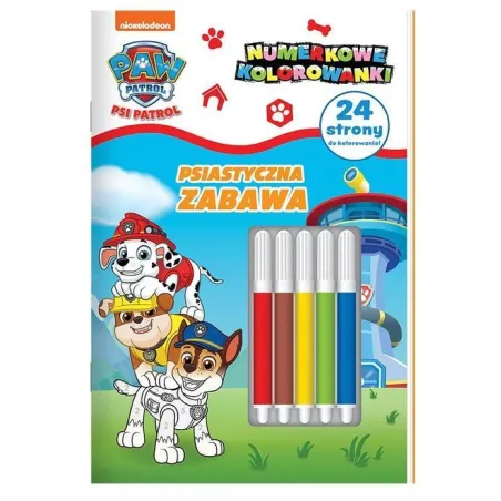 PSI PATROL. PSIASTYCZNA ZABAWA. NUMERKOWE KOLOROWANKI