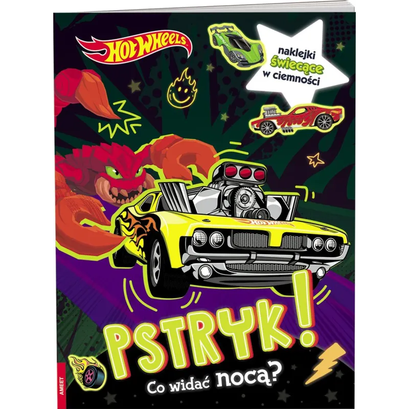 Mattel Hot Wheels.  Pstryk! Co Widać Nocą