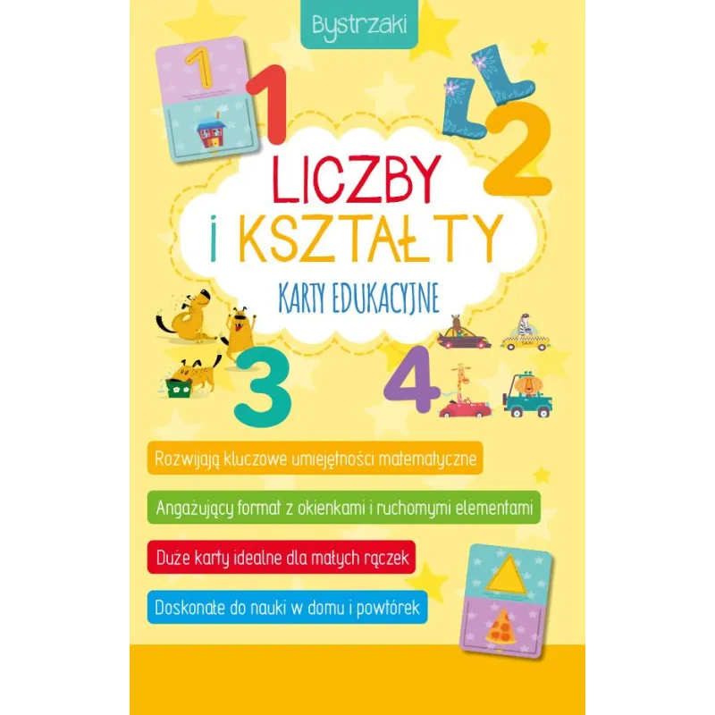 BYSTRZAKI. LICZBY I KSZTAŁTY. KARTY EDUKACYJNE