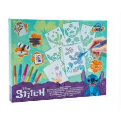 DISNEY STITCH PISAKI DO DMUCHANIA. KREATYWNY ZESTAW DMUCHANYCH FLAMASTRÓW 3+