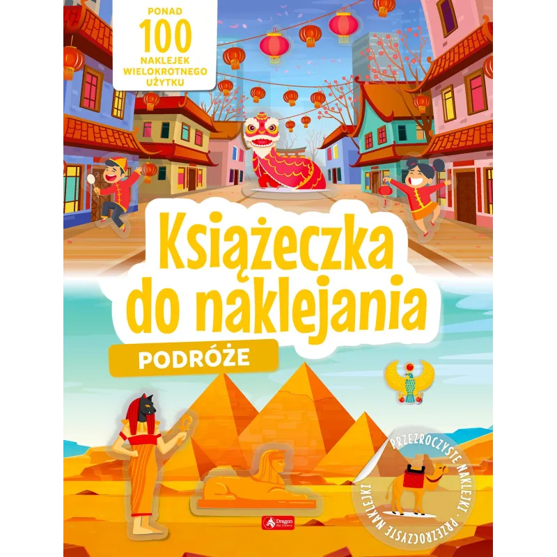 KSIĄŻECZKA DO NAKLEJANIA PODRÓŻE - Dragon