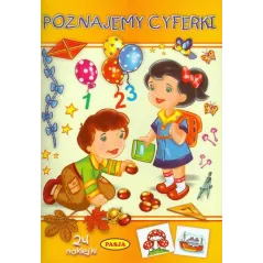 POZNAJEMY CYFERKI. KSIĄŻECZKA Z NAKLEJKAMI