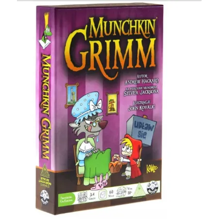 Munchkin Grimm Black Monk Gra Karciana 10+