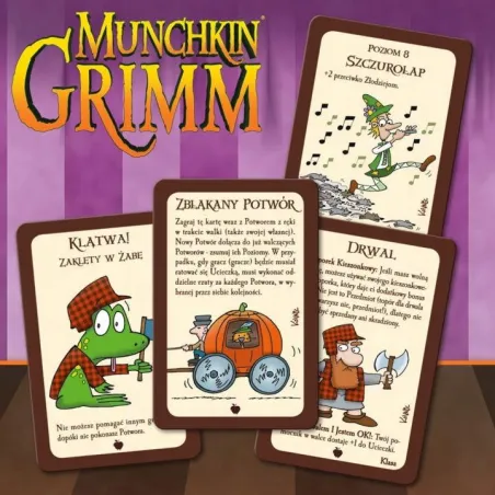 Munchkin Grimm Black Monk Gra Karciana 10+