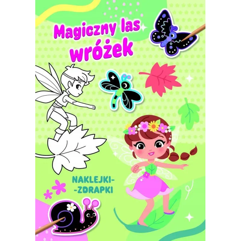 MAGICZNY LAS WRÓŻEK NAKLEJKI ZDRAPKI