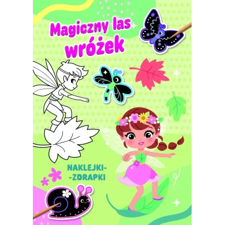 MAGICZNY LAS WRÓŻEK NAKLEJKI ZDRAPKI