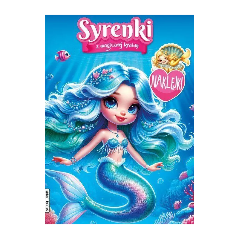 SYRENKI Z MAGICZNEJ KRAINY. KOLOROWANKA Z NAKLEJKAMI