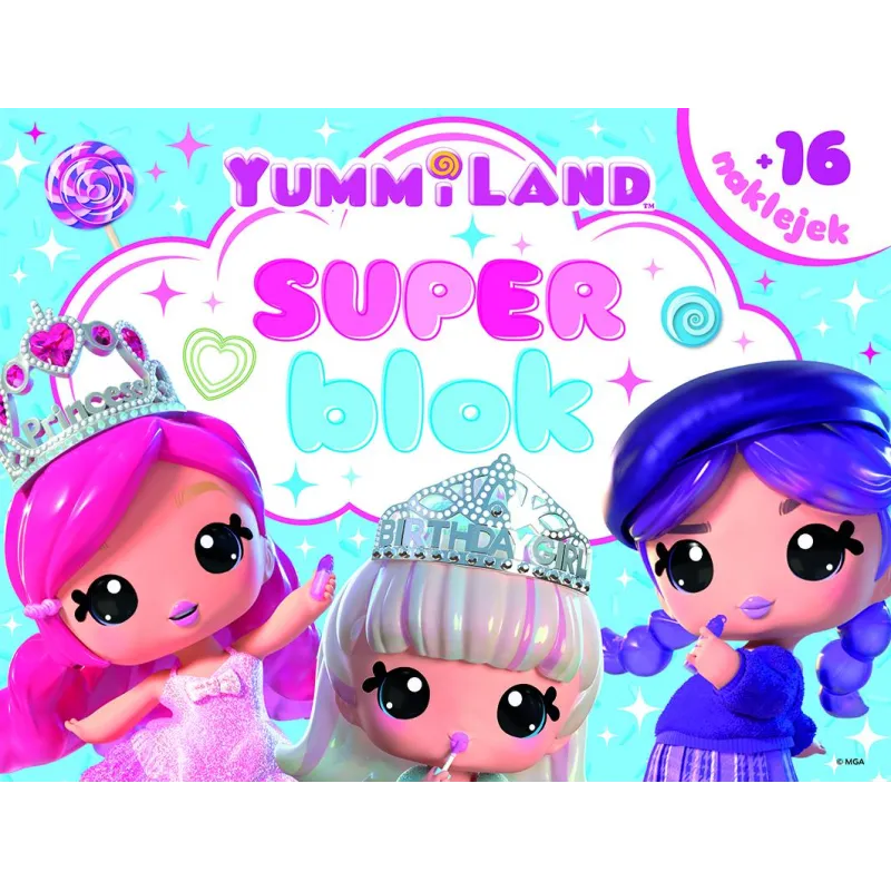 YUMMILAND. SUPERBLOK Z NAKLEJKAMI