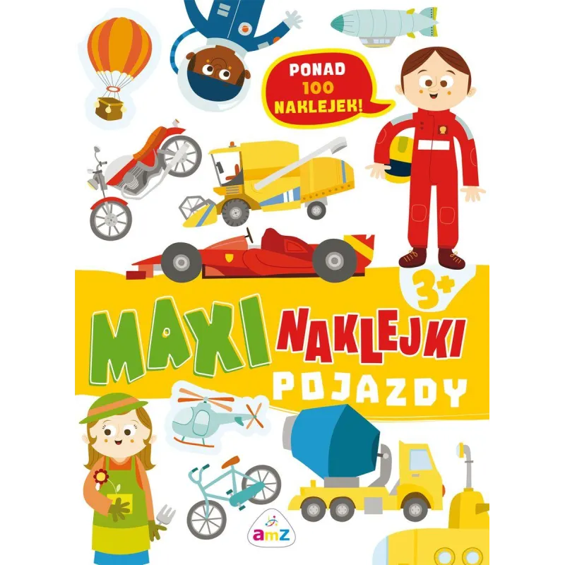 POJAZDY. MAXI NAKLEJKI 5+ - Olesiejuk