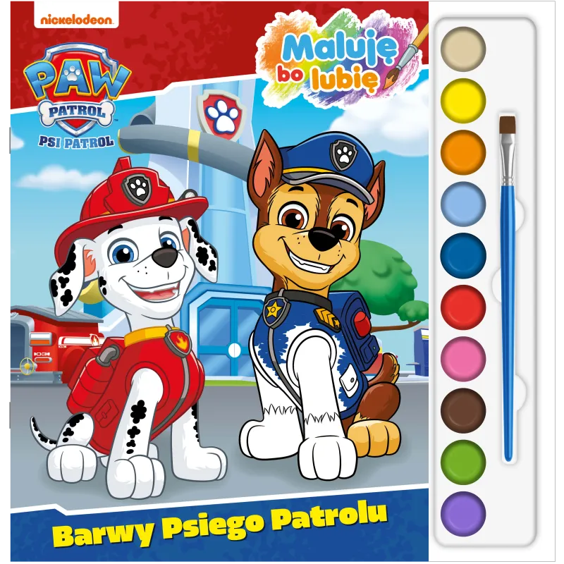Barwy Psiego Patrolu. Psi Patrol. Maluję bo lubię Opracowanie zbiorowe
