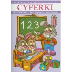 CYFERKI. KSIĄŻECZKA Z NAKLEJKAMI