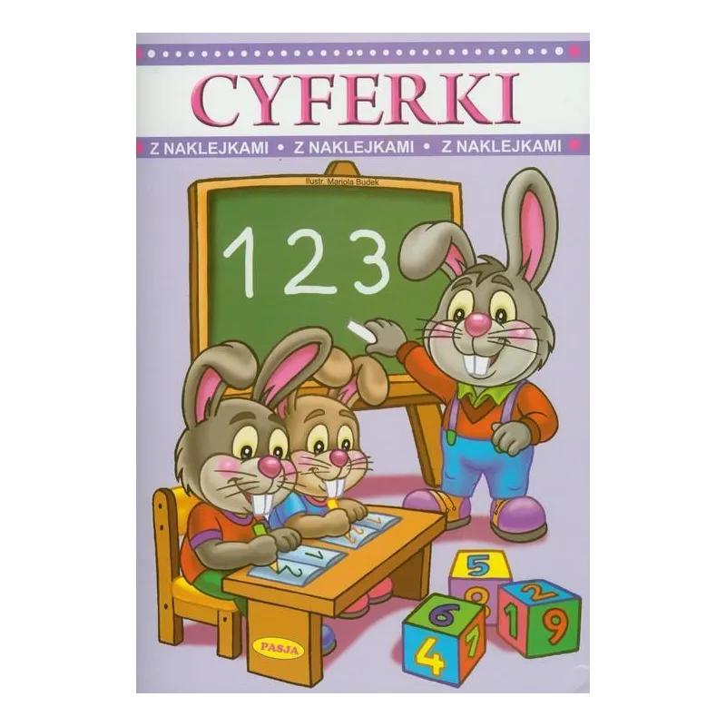 CYFERKI. KSIĄŻECZKA Z NAKLEJKAMI