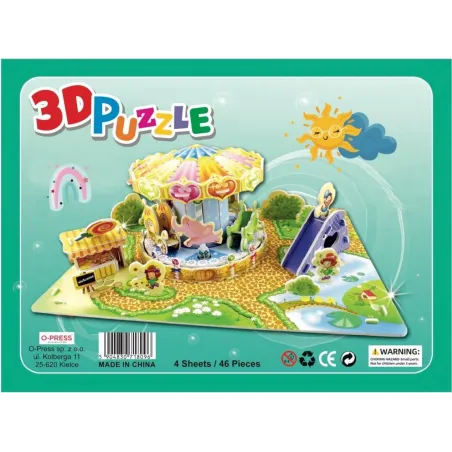 Cyrk. Puzzle 3D 46 Elementów