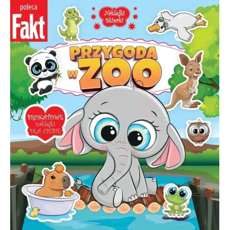 Przygoda W Zoo. Książeczka Z Brokatowymi Naklejkami