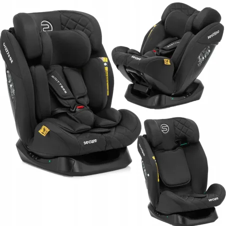FOTELIK SAMOCHODOWY SESTTINO SECURE PRO 40-150CM I-SIZE 0-36KG ISOFIX