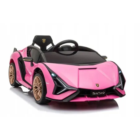 Samochód Na Akumulator Dla Dziewczynki Lamborghini Sian Różowy