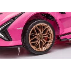 SAMOCHÓD NA AKUMULATOR DLA DZIEWCZYNKI LAMBORGHINI SIAN RÓŻOWY