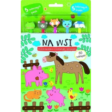 NA WSI. KOLOROWANKA Z BARWNYM OBRYSEM