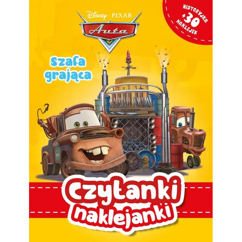 DISNEY AUTA. SZAFA GRA. CZYTANKI NAKLEJANKI