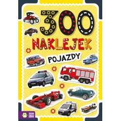 POJAZDY. 300 NAKLEJEK - Zielona Sowa
