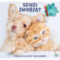 DZIECI ZWIERZĄT. KSIĄŻECZKA Z PUZZLAMI