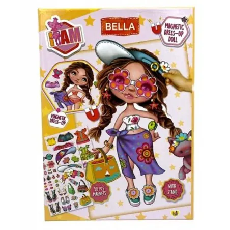 I AM BELLA LALKA + MAGNETYCZNE UBRANKA 50 ELEMENTÓW