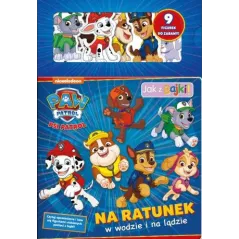 PSI PATROL. NA RATUNEK W WODZIE I NA LĄDZIE. KSIĄŻKA Z FIGURKAMI II GATUNEK