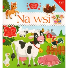 NA WSI. KSIĄŻECZKA Z BROKATOWYMI NAKLEJKAMI