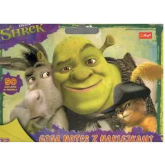 SHREK GIGA NOTES Z NAKLEJKAMI