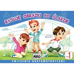 RYSUJĘ PO ŚLADZIE ĆWICZENIA GRAFOMOTORYCZNE 1 - NIKO