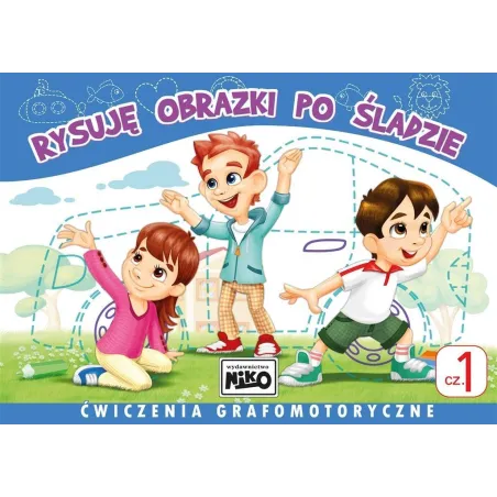 RYSUJĘ PO ŚLADZIE ĆWICZENIA GRAFOMOTORYCZNE 1 - NIKO