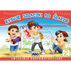 RYSUJĘ SZLACZKI PO ŚLADZIE ĆWICZENIA GRAFOMOTORYCZNE 2 - NIKO