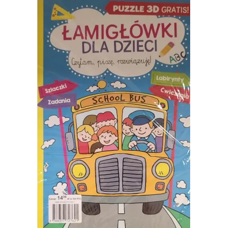 Łamigłówki Dla Dzieci. Czytam, Piszę, Rozwiązuję