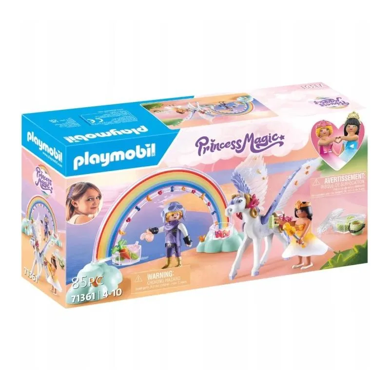 PLAYMOBIL PRINCESS MAGIC NIEBIAŃSKI PEGAZ Z TĘCZĄ 71361 4+