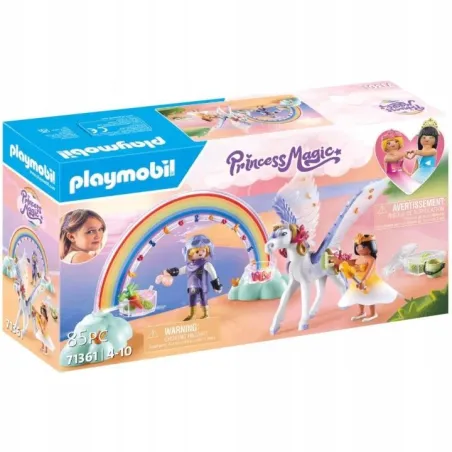 PLAYMOBIL PRINCESS MAGIC NIEBIAŃSKI PEGAZ Z TĘCZĄ 71361 4+