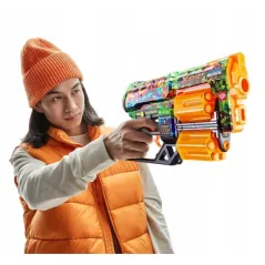 WYRZUTNIA BLASTER X-SHOT SKINS DREAD K.O. Z 12 STRZAŁKAMI ZURU 8+