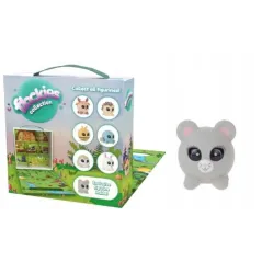 FLOCKIES SERIA 4 LEŚNA POLANA WALIZKA DOMEK + MILA MYSZ TM TOYS 3+