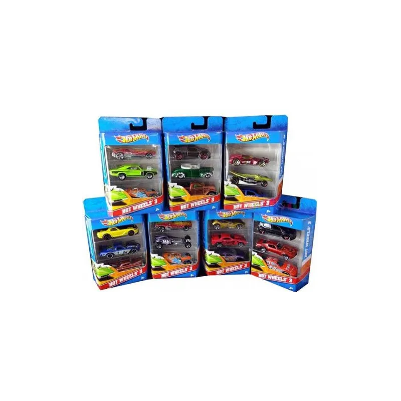 HOT WHEELS SAMOCHODZIKI KOLEKCJONERSKIE 3-PAK 3+ - Mattel