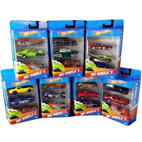 HOT WHEELS SAMOCHODZIKI KOLEKCJONERSKIE 3-PAK 3+ - Mattel